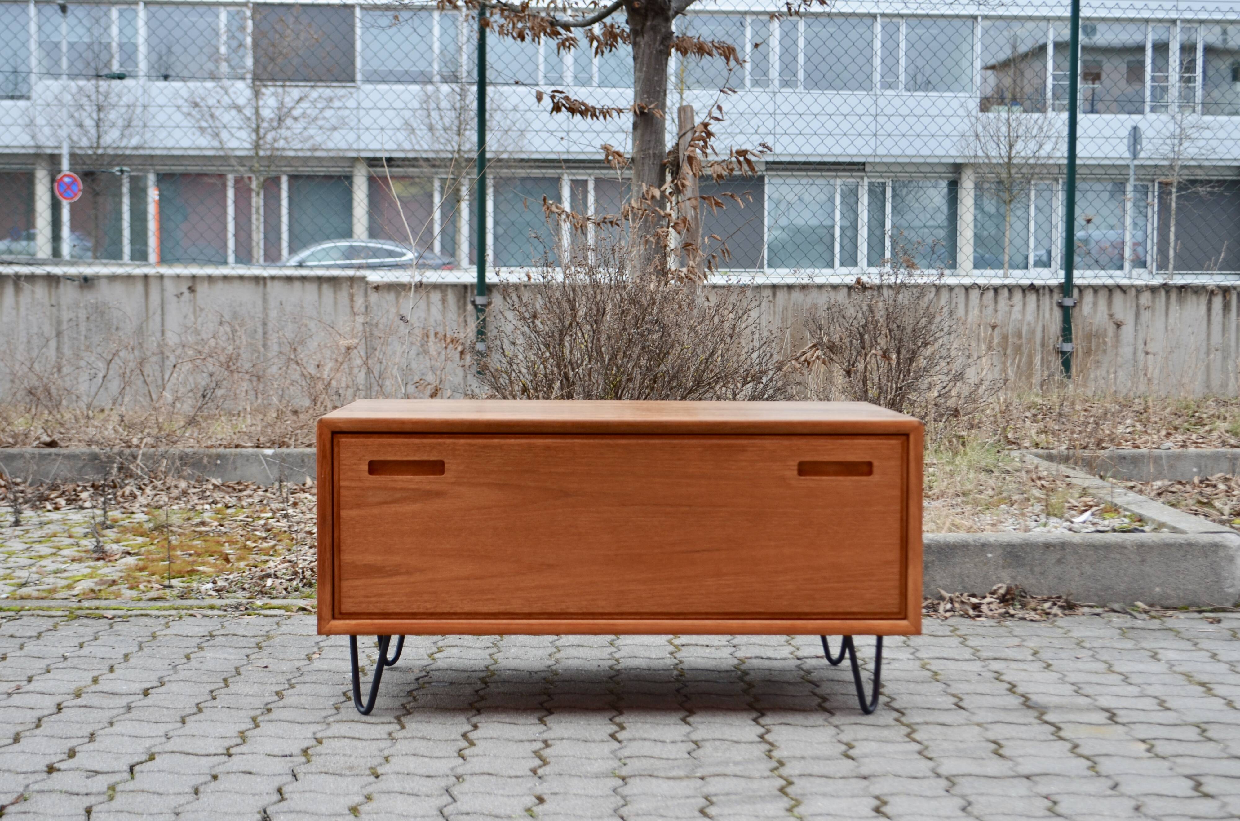 Danish Modern Teak Chest of Drawers  Cabinet Sideboard