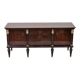 Vintage tv cabinet low cabinet mirrored mahogany veneer hollywood regency 140cm