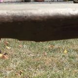 Oak farm bench