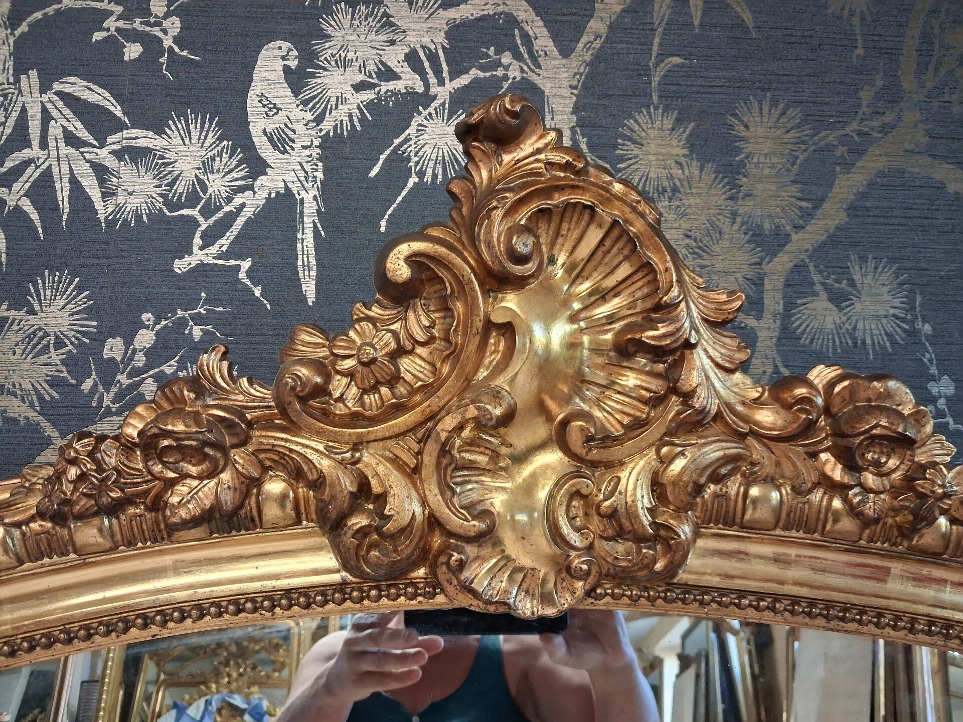 Mirror from the Napoléon III era 147 x 98