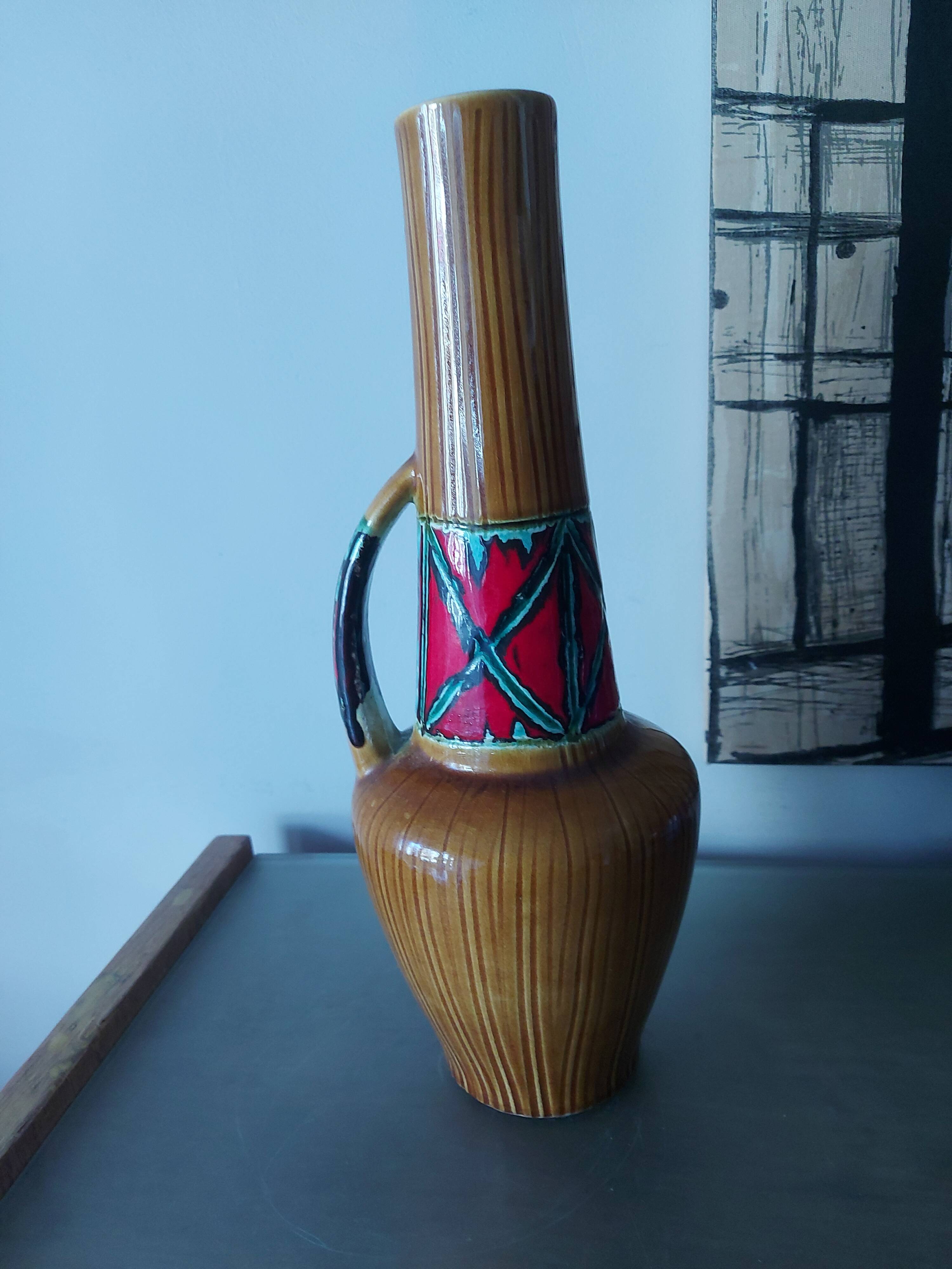 Ceramic vase 50's, 60's