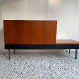 Asymmetrical vintage teak row