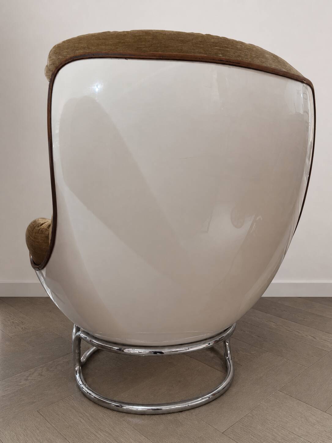 Armchair by Michel Cadestin, 1970s, reupholstered.
