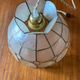 Suspension vintage en nacre et laiton