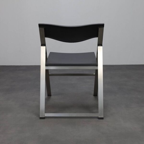 Lot de 3 chaises pliantes P08 de Tecno, Italie (prix fixe)