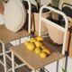 Paire de chevets d'internat vintage