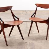 Set of 8 dinning chairs model 71, Arne Hovmand Olsen for Mogens Kold, 1960s