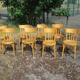 8 Baumann bistro chairs