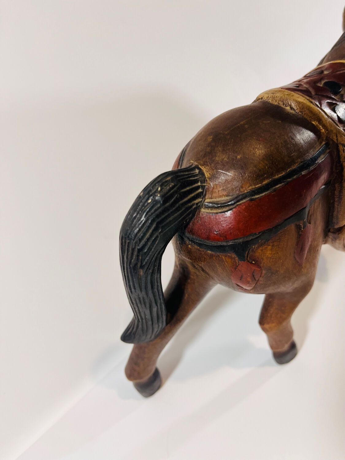 Vintage wooden horse