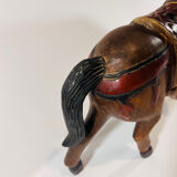 Vintage wooden horse
