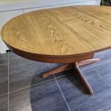 Vintage Baumann extendable table, 1970s