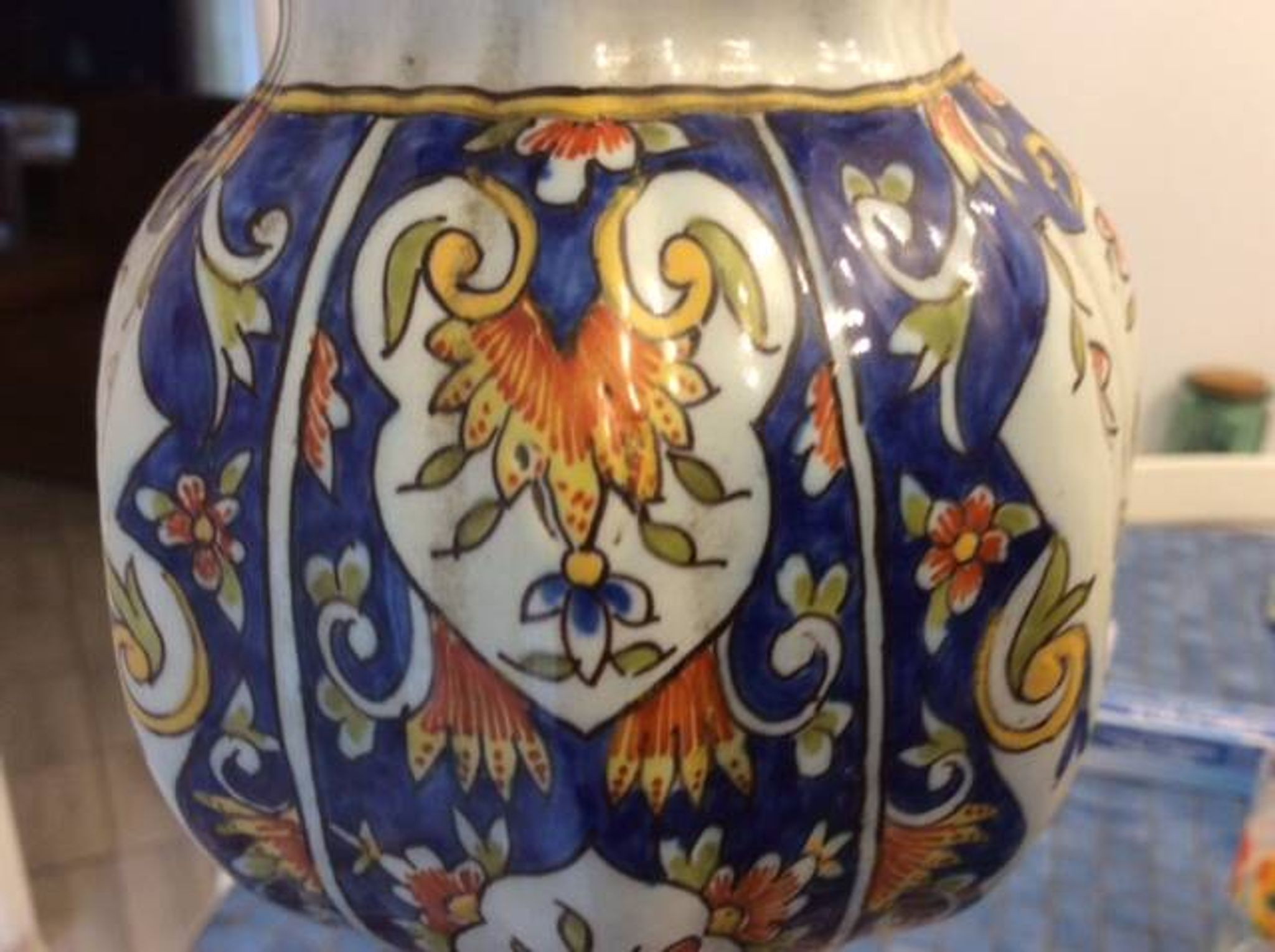 vase en faïence de Desvres