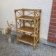 Vintage rattan shelf