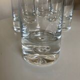 Set of 4 XL glasses Scandinavian bubble whiskey tumblers 500g in ringing crystal