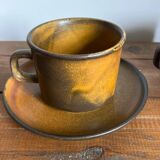 6 West German coffee cups