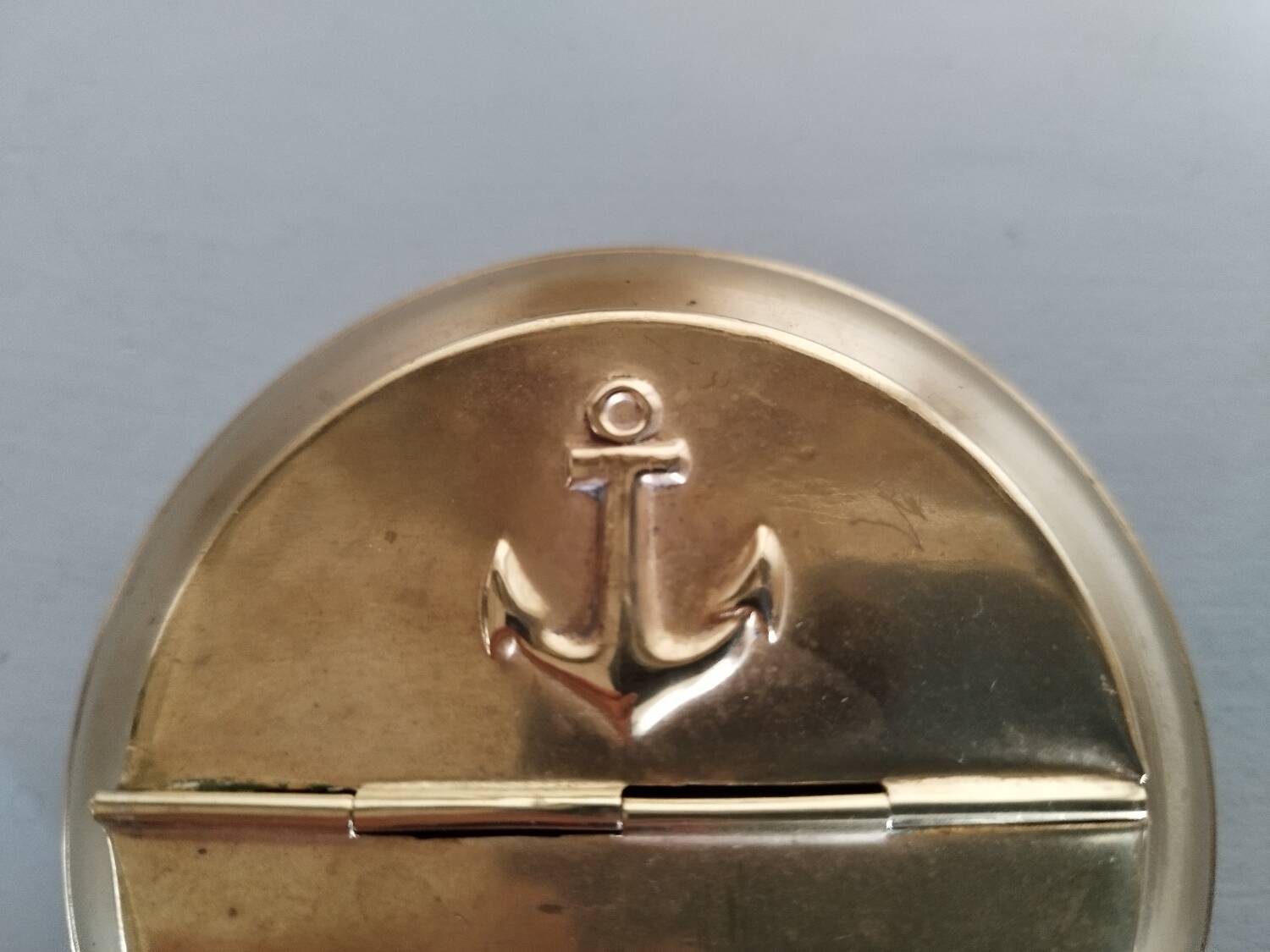 Marine brass ashtray
