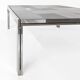 Table basse en acier par Ross Littell, modèle Luar, 1970