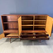 Oswald Vermaercke Paola rosewood highboard for V-Form Belgium 1959