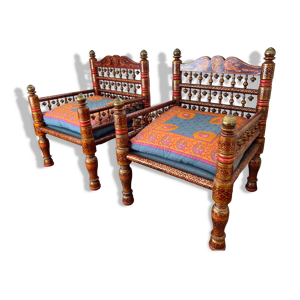 Fauteuils Baroda circa - 1950