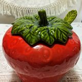 Strawberry Barbotine Tureen with Spoon