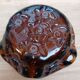 Vintage thick glass ashtray