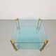 Regency Model T24 Coffee Table in Brass and Glass by Peter Ghyczy, 1970s