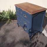 Louis XV-style chest of drawers  in solid cherry.