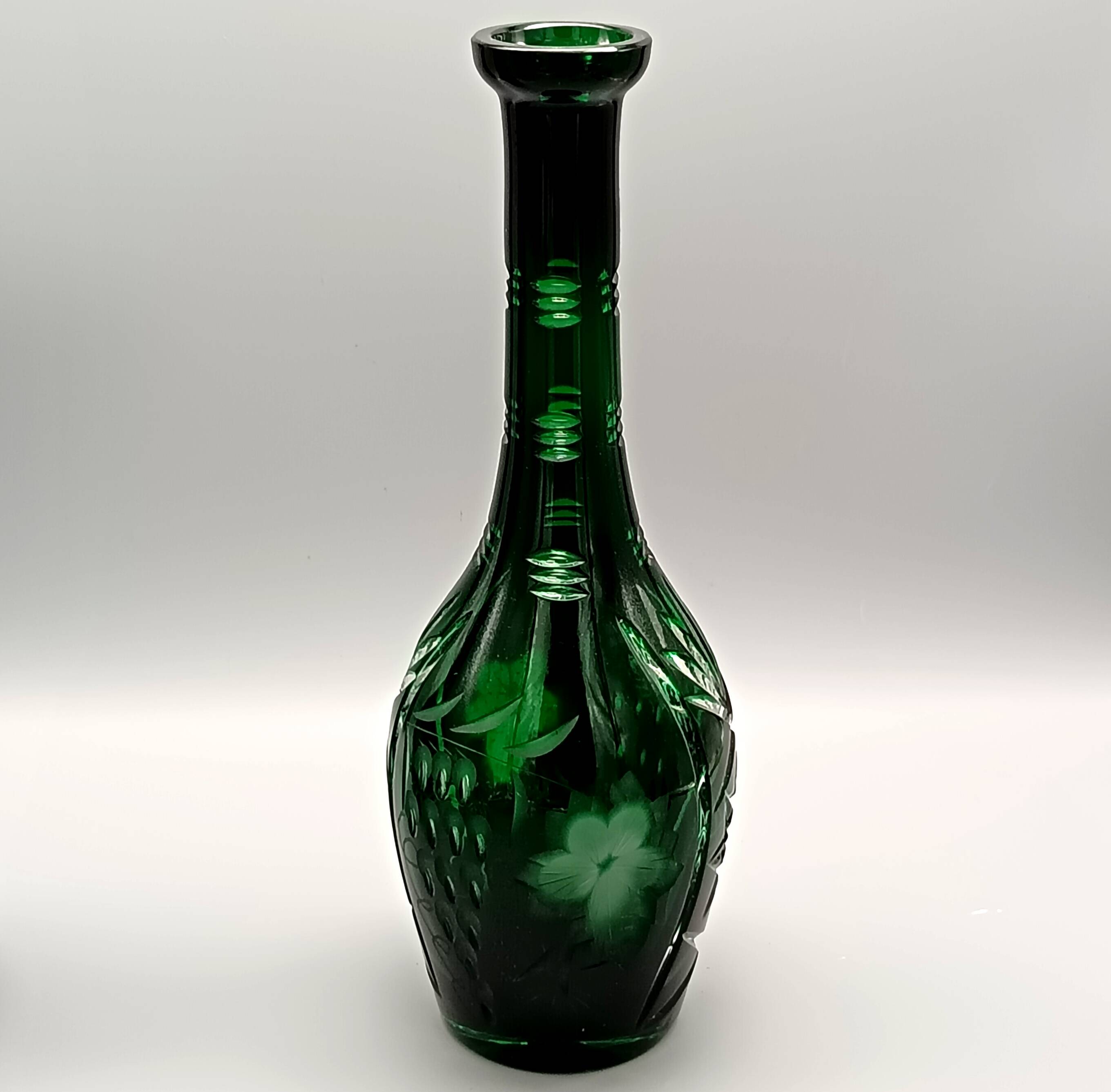 Vintage carafe, 24% double-cut crystal anna hütte bavaria