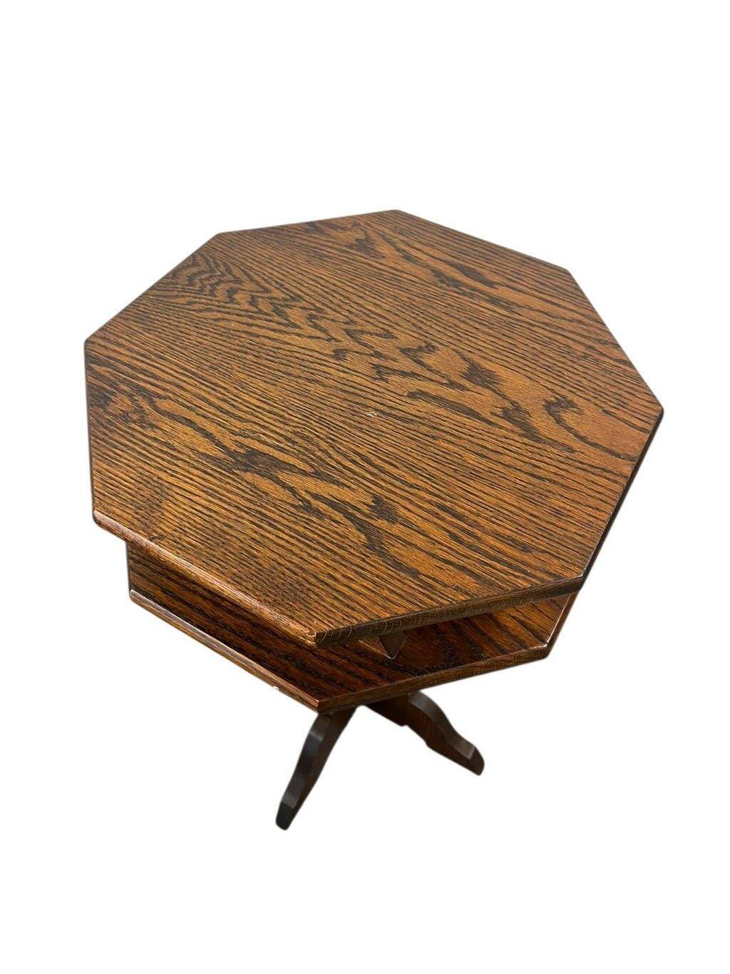 Table d'appoint vintage en bois / table pour plantes / table de chevet