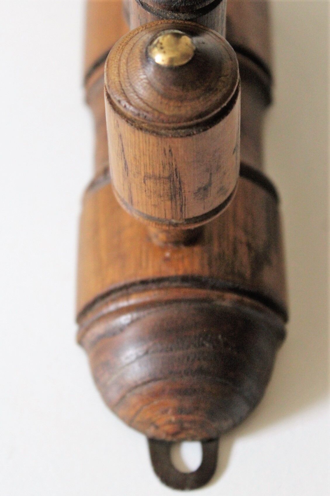 Wooden towel rail 2 branches early XXth