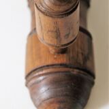 Wooden towel rail 2 branches early XXth
