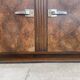 Low sideboard in black marble, Art Deco, 1930s