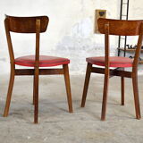 4 vintage romy bistro chairs 1950