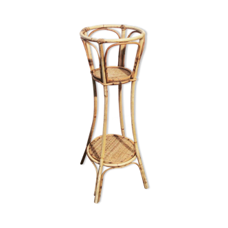 Rattan plant holder