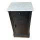 Commode avec plateau en marbre blanc