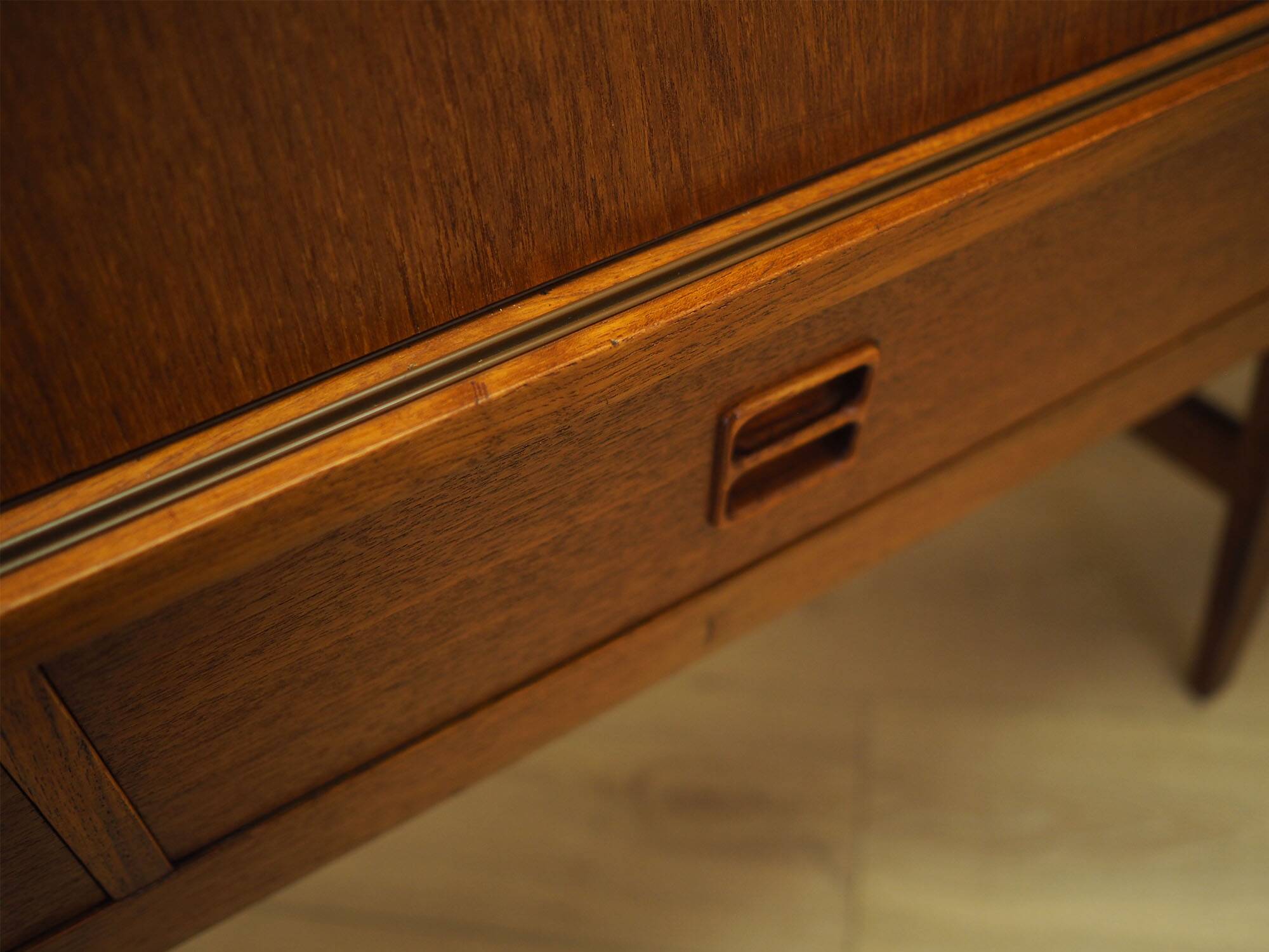 Teak highboard, Danish design, 1960s, manufactured in Denmark