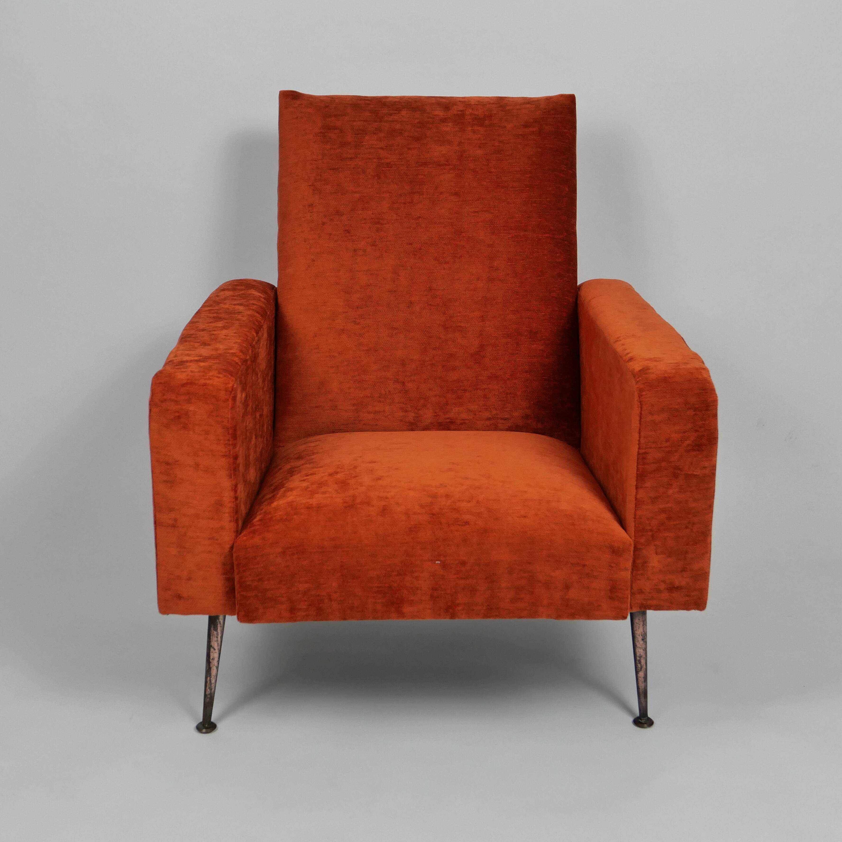 50's Terracotta Armchair