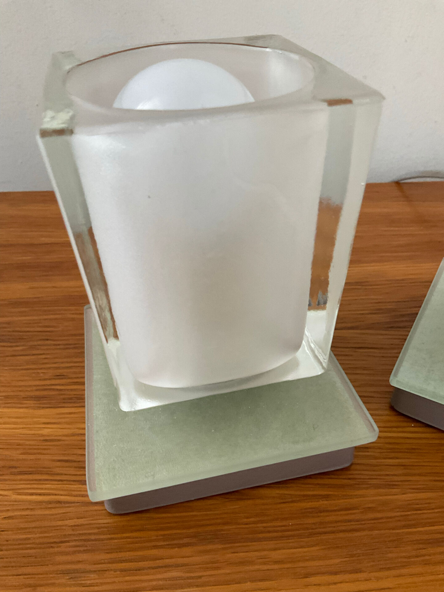 Pair of Ice Cube lamps from the 80s-90s.