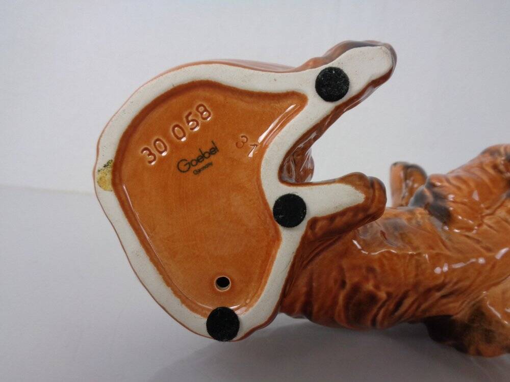 Porcelain Dachshund Figurine from Goebel, Germany, 1960s