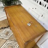 Scandinavian chest of drawers inclined drawers