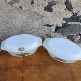 Oval dishes various models - arcopal - 70s - authentic vintage