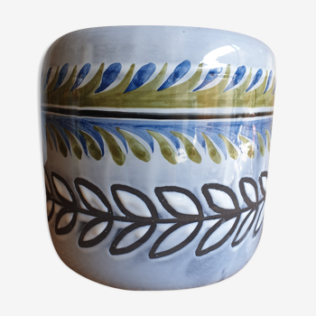 Ceramic Roger Capron 1960s vase or pot cover
