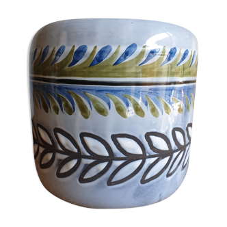 Ceramic Roger Capron 1960s vase or pot cover