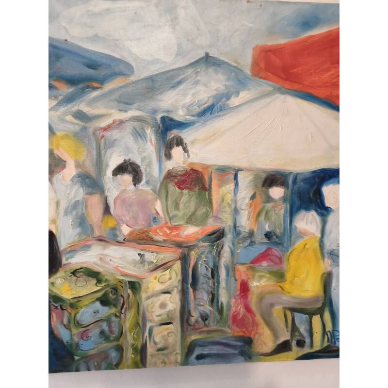 Oil on canvas by Mr. Porte