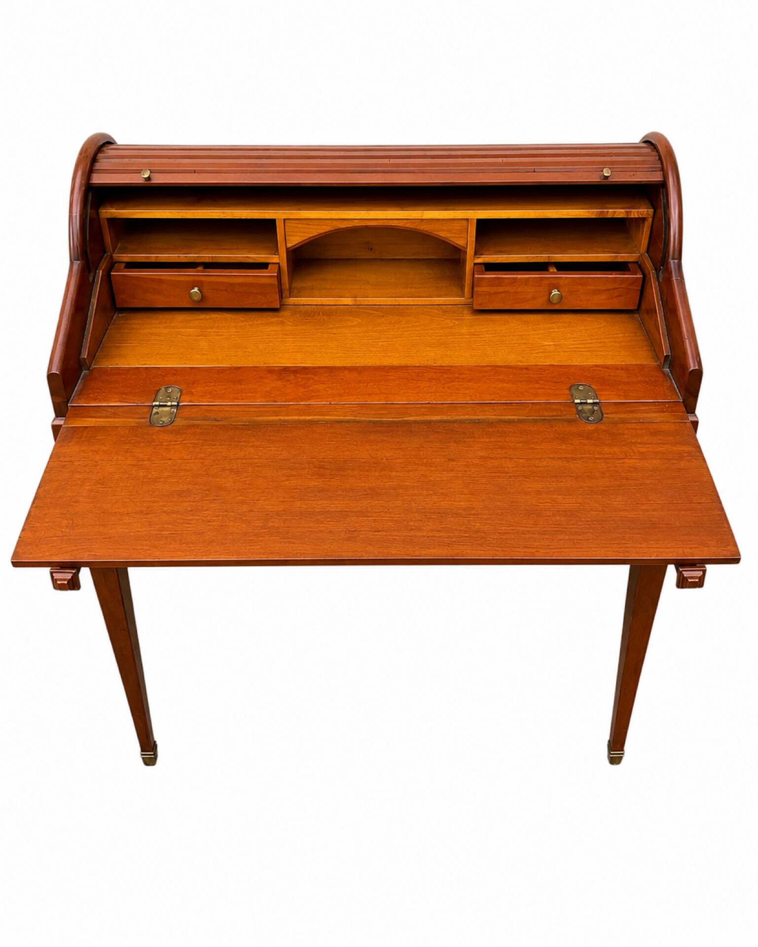 Louis XVI cylinder desk in cherry wood