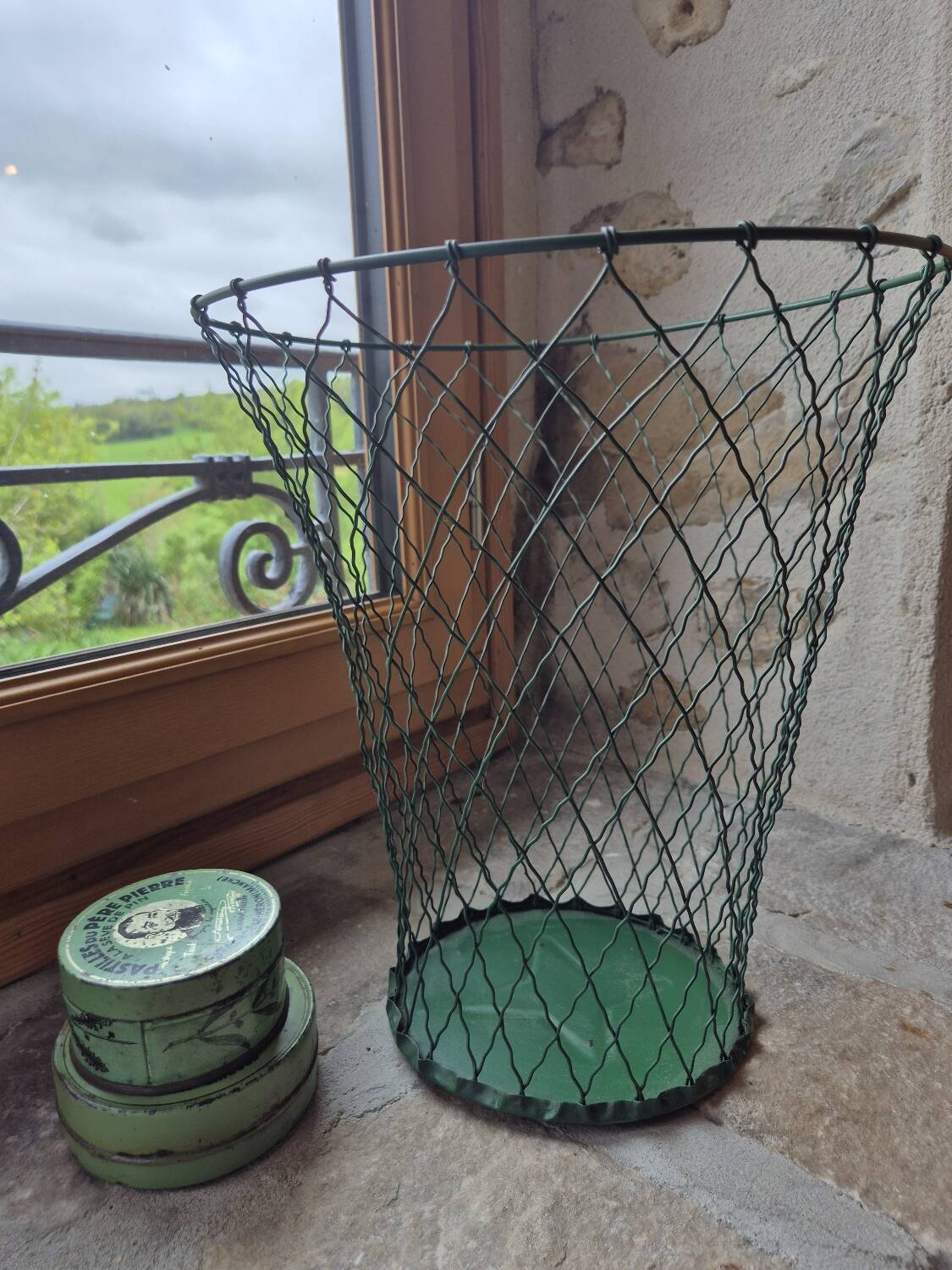 Vintage waste paper basket