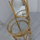 Vintage rattan dressing table 1970's