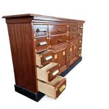 Commode d’apothicaire Art Déco en acajou, 1909