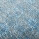 7x11 Turkish Light Blue Camouflage Pattern Vintage Rug, 223x329Cm