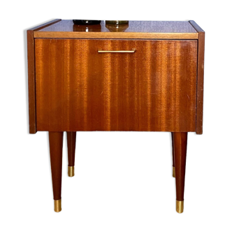 Vintage art deco bedside table, S.E.M.B. Registered model
